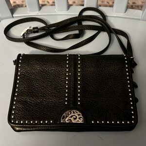 Small hand bag by Brighton in black, little tarnishing. No pet, non smoker